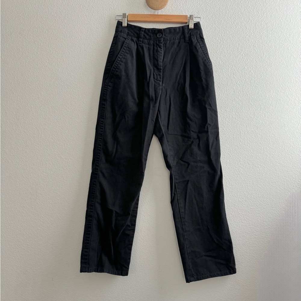 Aritzia Wilfred Free Black Pleated Pants
